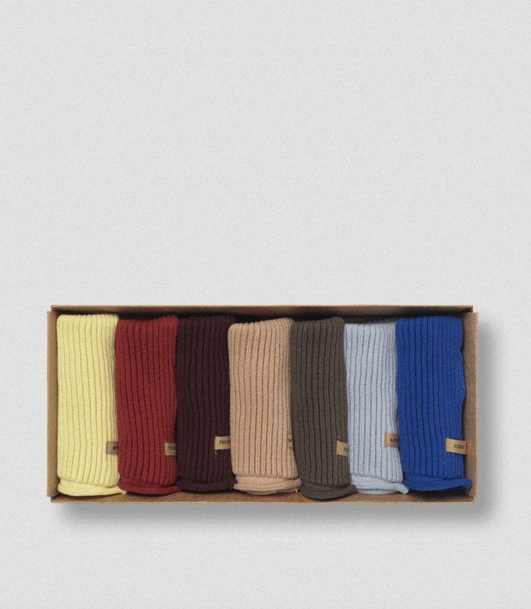  Day Cloths, sett med 7 stk