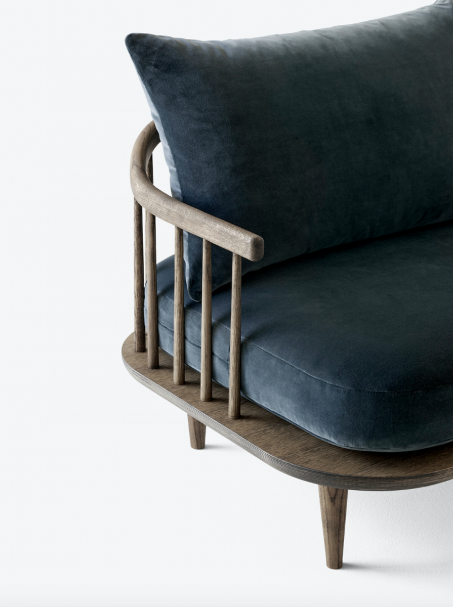 Fly Chair SC1 Smoked oak/velvet  &tradition